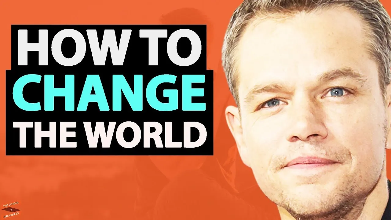 If You Want To CHANGE THE WORLD & Make An Impact, WATCH THIS! | Matt Damon & Gary White